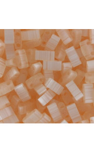 Miyuki half tila 5x2.4mm beads - Silk pale light coral HTL-2555
